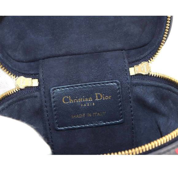 Christian Dior Lady Micro Vanity 2way Hand Shoulder Bag Heart Pattern Leather... - Picture 7 of 9